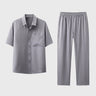 Men's Two-Piece Set in Light Gray