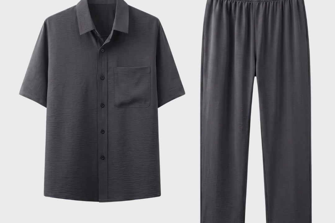 Men's Two-Piece Set in Anthracite