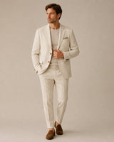 Beige Men's Two-Piece Suit
