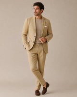 Khaki Men's Two-Piece Suit