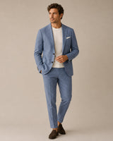 Light Blue Men's Two-Piece Suit
