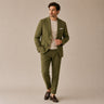 Olive Green Men's Two-Piece Suit