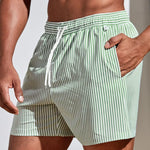 Men's Quick-Dry Swim Shorts in Green