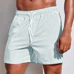 Men's Quick-Dry Swim Shorts in Light Green