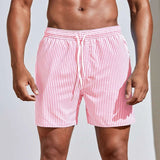 Men's Quick-Dry Swim Shorts in Pink